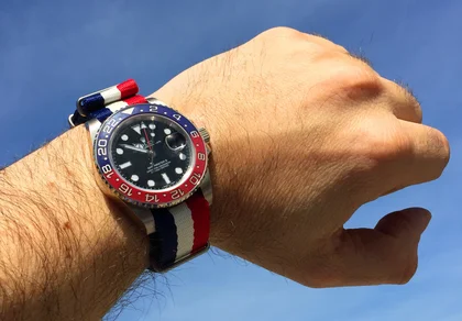 116719BLRO Nato Strap French-Style